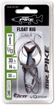 Float Claw Hook Camouflage #1 #1/0  14KG/30LBS Quantum Mr. Pike