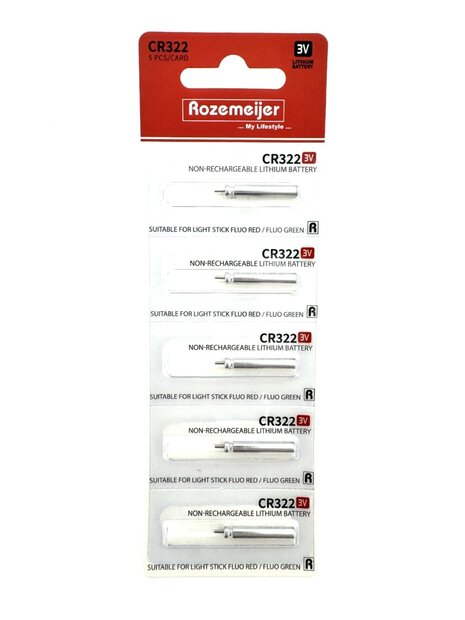 CR322 Lithium Battery (non-rechargeable) Rozemeijer