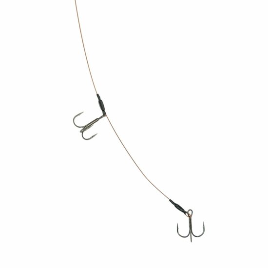 Deadbait Leaders 2x treble 50cm 30lb 2pcs Rozemeijer
