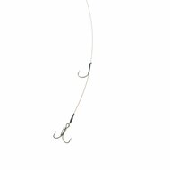 Deadbait Leaders 1x single +  treble 50cm 30lb 2pcs Rozemeijer